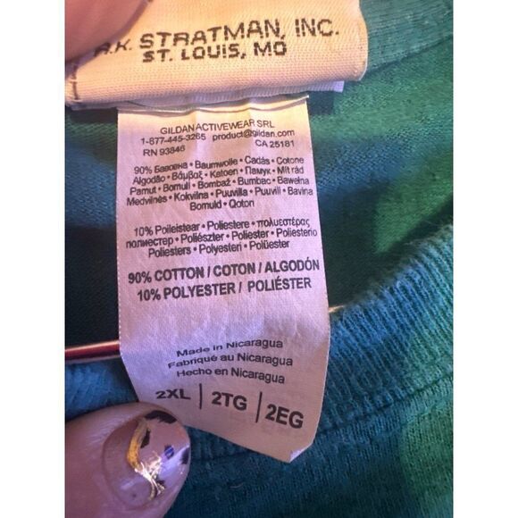 Harley Davidson Teal Graphic Short Sleeve T-Shirt Size 2XL - Picture 6 of 7